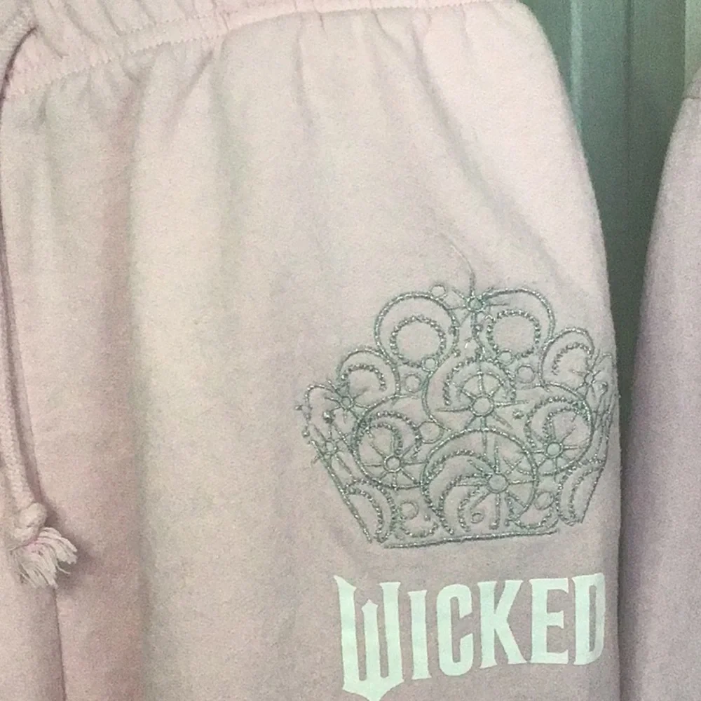 Wicked pale pink silver sweatsuit teen girls
